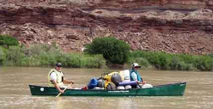 Canoe Camping Green River Utah